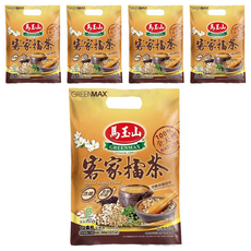 馬玉山 客家擂茶, 含鐵, 全素, 冷熱皆可, 30g, 12包, 5袋