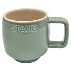 Staub 濃縮咖啡杯 莫蘭迪綠 100毫升 陶瓷, 1個