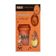 PROFUSION X PEANUTS 史努比 美妝蛋組 南瓜色, 1組, 歡樂萬聖