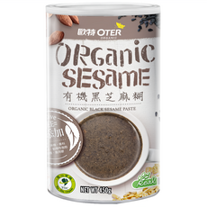 OTER 歐特 有機黑芝麻糊 450g 無添加 口感細緻好吸收, 1罐