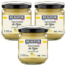 BEAUFOR 堡芙 法式芥末醬, 200g, 3罐