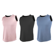 MI MI LEO 台灣製竹炭科技抑菌女背心 3件組