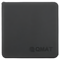 QMAT 12mm折疊運動舒緩墊, 1個, 炭黑色