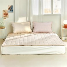 farfe 韓國製造 水洗褪色 抗過敏墊, 淺褐色