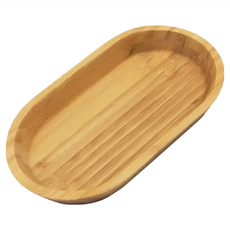 菊川本味 斜邊橢圓竹盤, 1個