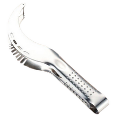 多用水果切片夾切水果刀, 不鏽鋼製成 結實耐用 防滑手柄 鋒利刀片, 1支