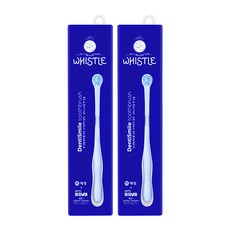 WHISTLE Denti Smile 寵物專用牙刷, 混合顏色, 2支