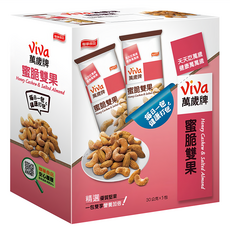 ViVa 萬歲牌 蜜脆雙果, 精選優質堅果, 1盒