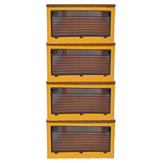 多層五開櫃 786-4 大四層, 黄色, 1入