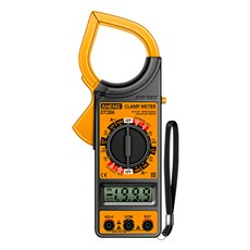 Neon 台灣霓虹 數位鉗形電流電壓萬用表 266 Clamp Meter 55mm口徑 1000A大電流, 1個