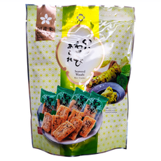 森白製菓 海苔芥末味米果, 32g, 1袋