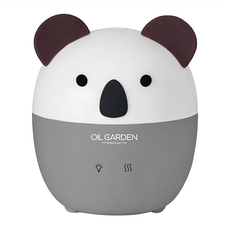 OiL GARDEN 澳悠園 無尾熊水氧機 霧化加濕 淨化空氣 小夜燈 三合一功能, OG1531, 無尾熊 灰色