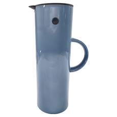 Stelton 啄木鳥真空保溫壺，附兩個壺蓋, 藍灰色, 1個