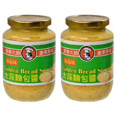 CHEF'S CHOICE 美味大師 強蒜味麵包醬, 470g, 2罐