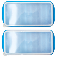 MIKA HOUSE 橘之屋 製冰盒 2個 DIY自製水果綠豆沙冰品, 25.8 x 12.2 x 3.7cm, 長條形