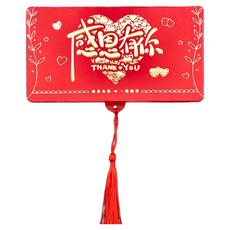 WE CHAMP 6卡位創意摺疊紅包袋, 厚卡製作不易破損, 封面細緻燙金, 質感高雅, 5個