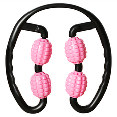 LEADER X 多功能環狀夾壓包覆 按摩紓壓瘦腿神器, 1個, 粉紅