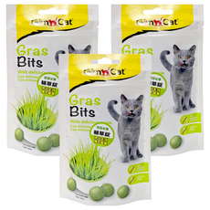 Gim Cat 俊寶俊喵 貓草錠 幫助排出毛球 補充營養 無添加糖 無穀物, 貓草, 50g, 3包