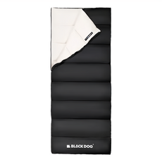 BLACK DOG 黑狗 思眠 信封睡袋 200 x 80cm 2300g, 黑色, 1個
