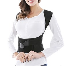 菁炭元素 可調式束腹護腰帶 六條背部內條支撐, 6XL, 1個