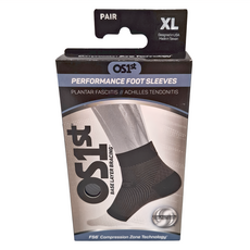 OS1st FS6 Foot Sleeve 足弓襪套 黑色, 1雙