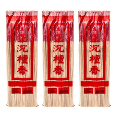 華慶堂 正沉檀香 尺三 12兩裝 (祭祀用香、拜拜香), 3包