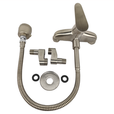 Toppuror 泰浦樂 不鏽鋼304萬向壁式龍頭, 20.5 x 34 x 12cm, 1個