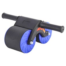 U-mop 自動回彈健腹輪，穩定雙輪健腹，運動護航, RTW020116790124, 藍色
