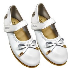 BORUI 柏睿鞋業 兒童款 米妮經典造型真皮娃娃鞋