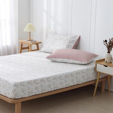 Hong Yew Bedding 鴻宇寢飾 雙人特大床包枕套組 100%精梳純棉 蜜拉 蓋瑞 台灣製C20139