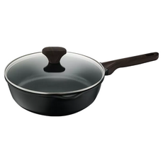 Kinyo 陶瓷不沾平煎鍋 附蓋, 28cm, 1個