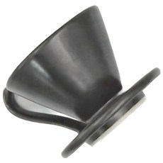 CAFEC 有田燒陶瓷錐形花瓣濾杯 1~2杯份 CFD-1BK, 黑色, 1個