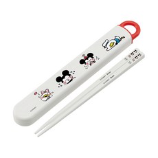 Skater ABS2AMAG 抗菌兒童筷子含收納盒, 筷子 + 收納盒, 米奇, 1組