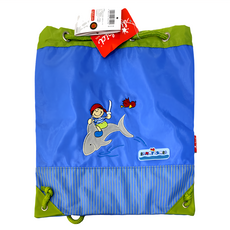 sigikid 健身包 尼龍 材質 適合3歲以上兒童, 260 x 210 x 110mm, 小海盜 藍色