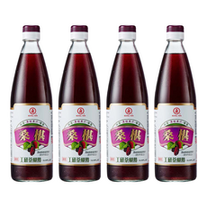 工研 桑葚醋 590ml 濃縮桑葚還原果汁（含32%以上）, 4瓶