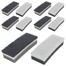 KEYTOSS 詰朵斯 竹碳添加 三層雙效海棉菜瓜布 Set OK3334, 5組, 2個