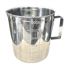 刻度不銹鋼量杯, 3L, 1個