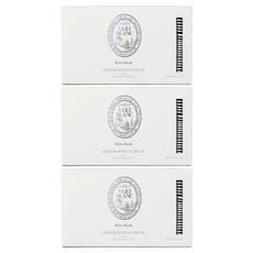 VERT BLANC 柔軟去靜電烘衣面膜，Baby Musk, 30張, 3盒