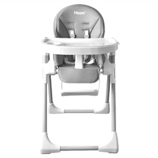 Nipper 多功能可調式高腳餐椅，6-36個月適用, 80 x 55 x 102cm, 銀河灰