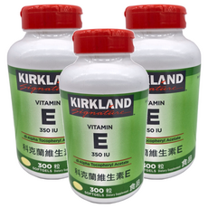 Kirkland 科克蘭 維生素E, 300顆, 3罐