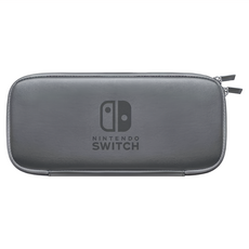 Nintendo 任天堂 SWITCH 便攜包 附螢幕保護貼, 灰色, 1盒