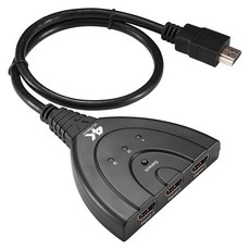 Alanview HDMI 4K2K三進一出切換器 v1.4 帶HDMI輸出線 VK301Z, 1個