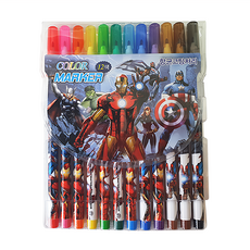 Heemangnote Marvel 漫威12色簽字筆, 多色, 2組