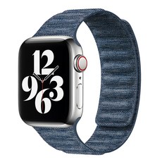 UniSync Apple Watch Series 38/40/41mm 通用 磁吸布紋錶帶