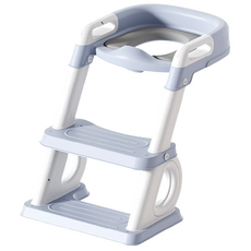 哇哇掘掘 階梯馬桶坐墊 學習馬桶 適用年紀: 0~10歲, 藍色