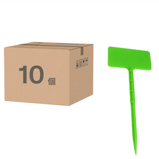 蔬菜工坊 方形植物名牌/花牌/標籤/標示牌 10個, 綠色