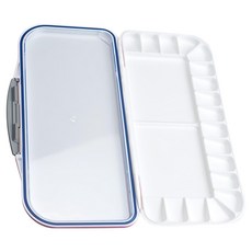 美捷樂 攜帶式保濕調色盤 水彩專用, 18格, 1個