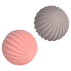 AD-ROCKET 絕美糖果色負重矽膠球2件組, 灰色 + 粉色, 1.5kg, 1組