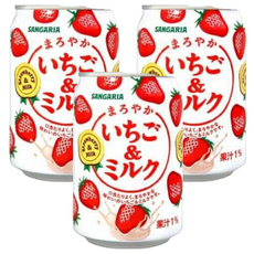 SANGARIA 草莓牛奶, 275ml, 3罐