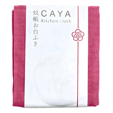 BAN INOUE 井上幡 CAYA 純棉八重紗多用途 蚊帳布 抹布 牡丹紫紅, 1條
